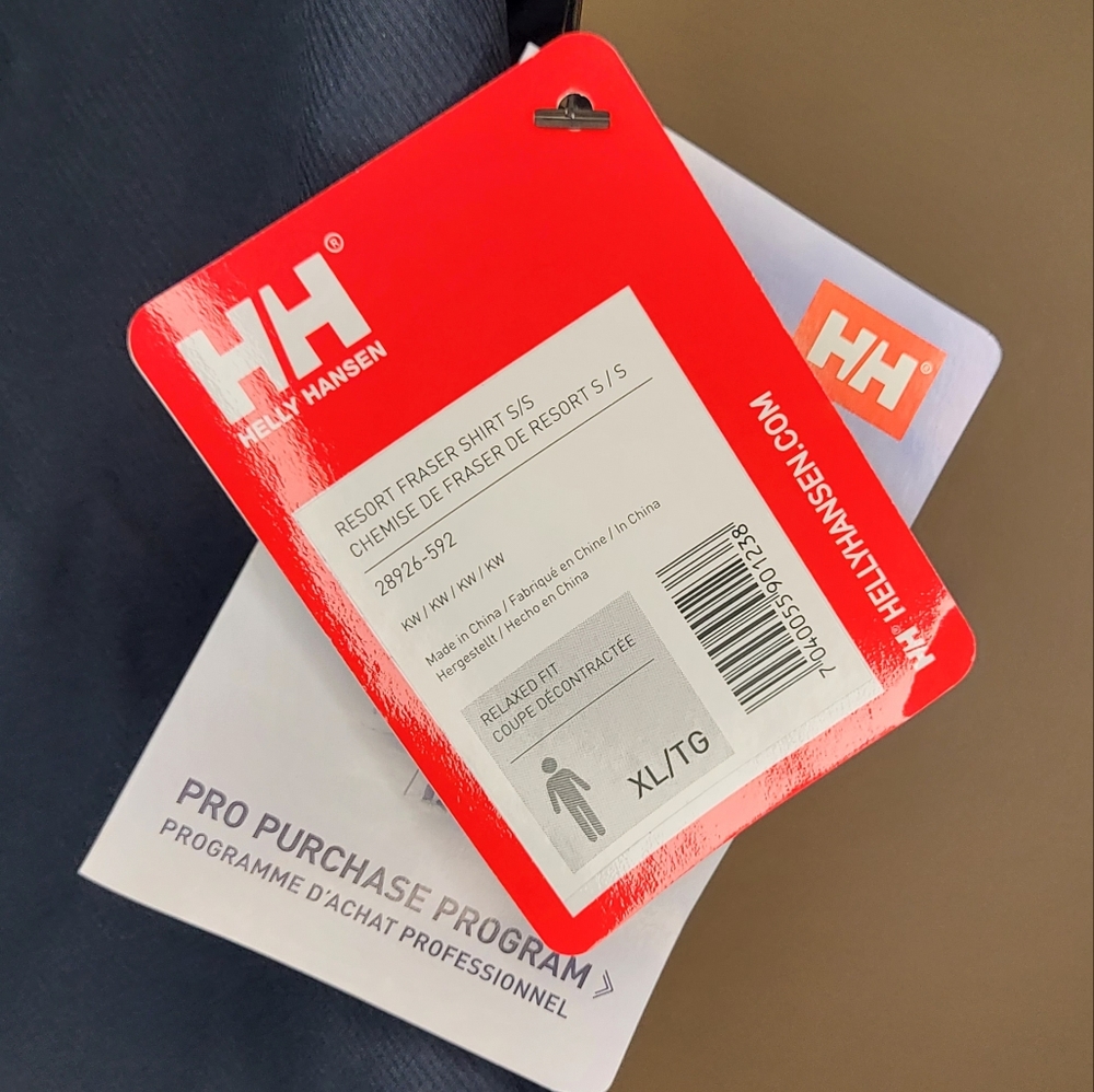 NWT Helly Hansen Kirkwood Resort Fraser Short Sleeve Shirt size XLarge - Picture 5 of 14